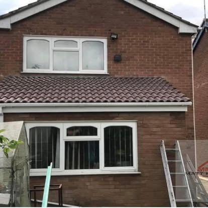Roof tiling on a single-storey extension matched to the existing property — Matt Merry Roofing, Leicestershire
